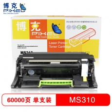 博克(PIXED)打印机硒鼓利盟MS310适用利盟Lexmark-MS310/410/510/610等 黑色