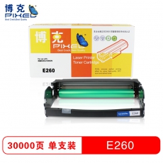 博克(PIXED)利盟E260打印机硒鼓适用利盟E260D/E260DN 黑色